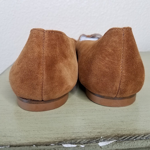 Riccardo Boccia Clodette Pointed Suede Flats - Picture 4 of 5